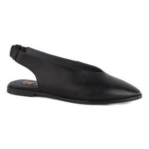 Seychelles Mountain Black Leather Slingback